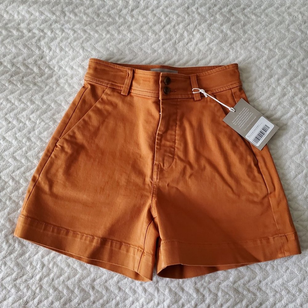 Everlane Way High Canvas Shorts